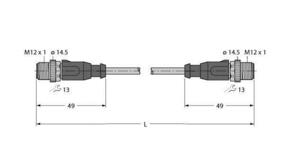 Turck Verbindungsleitung RSSD-RSSD-4416-1.5M