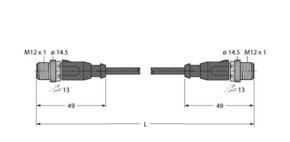 Turck Verbindungsleitung RSSD-RSSD-4416-10M