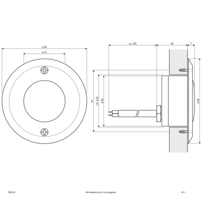 EVN Lichttechnik LED Bodeneinbauleuchte 350mA 1W ww P 650102