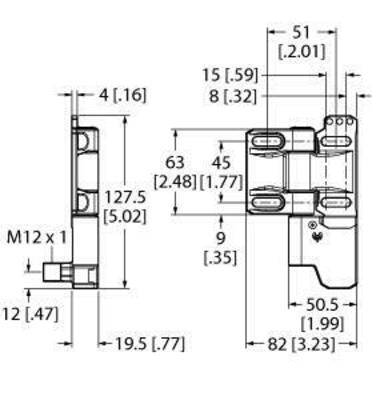 Turck Sicherheitsschalter Scharnier SI-HGZ63FQDRR