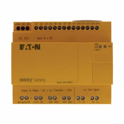 Eaton Sicherheitssteuerrelais 24 V DC,Transistor ES4P-221-DMXX1