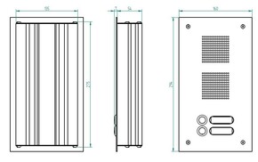 Grothe Türstation EV1 einreihig TS 787 1-2
