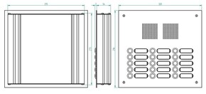 Grothe Türstation EV1 dreireihig TS 787 3-5