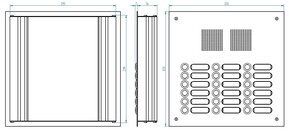 Grothe Türstation EV1 dreireihig TS 787 3-6