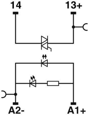 Phoenix Contact Solid-State-Relaismodul Ausgang: 24-253VAC RIF0OPT24DC/230AC/1