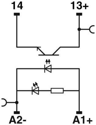 Phoenix Contact Solid-State-Relaismodul Ausgang: 3-33VDC RIF0-OPT-24DC/24DC/2