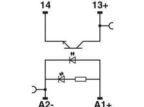 Phoenix Contact Solid-State-Relaismodul Ausgang: 3-33VDC RIF0-OPT-24DC/24DC/2