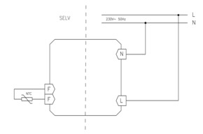 Alre-it Funk-Temperaturfühler mit Uhr FTRFUd-210.123#56