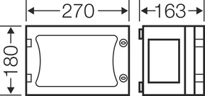 Hensel Leergehäuse EB-Mass216x126x136mm FP 0100