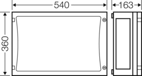 Hensel Leergehäuse EB-Mass486x306x136mm FP 0400