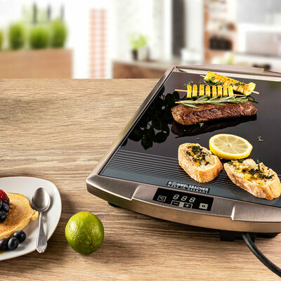 Rommelsbacher Tischgrill CERAN(R) 2000W edelstahl Touchcontr CG 2308/TC