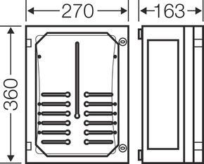 Hensel Zählergehäuse FP 2211