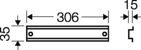 Hensel Tragschiene 306mm lang FP TS 36