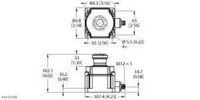 Turck Not-Aus Taster beleuchtet SSA-EB1PL-02ED1Q5B