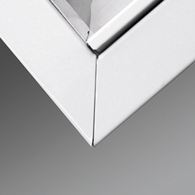 Regiolux LED-Decken-Einbauleuchte Alu-Parabolraster UEX625/4000lm840ETvw