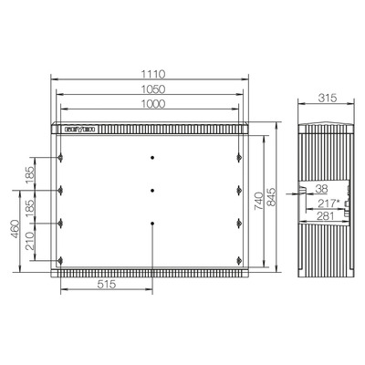 ABN KVS mit Montageplatte FB4,BH5,Gr.2/845 SL082P