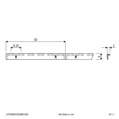 EVN Lichttechnik LED-Stripe 5m 24VDC 3000K600LED LSTR SB SV2024601402