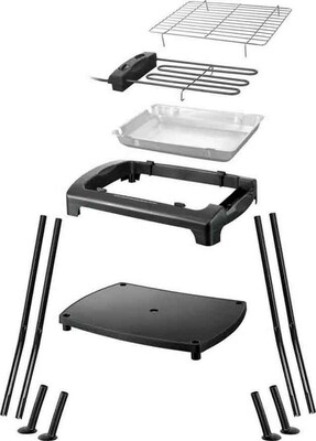 Unold Barbecue-Grill Black Rack 58550 anth