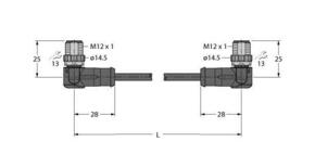 Turck Verbindungsleitung WSSD-WSSD-4414-5M
