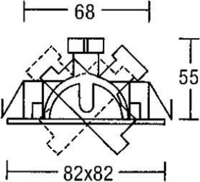 Brumberg Leuchten Einbau-Downlight mattnickel 00229615