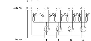 WAGO GmbH & Co. KG M12-Sensor-/-Aktorbox 4-fach,5-polig 757-145
