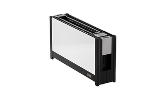 Ritterwerk Langschlitztoaster Glasfront volcano 5 weiß