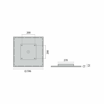 Performance in Light LED-Anbauleuchte 4000K DALI 8600691406400