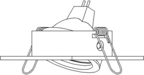 Brumberg Leuchten Einbau-Strahler mattnickel ONE-FOR-ALL, ohne FA 00211115