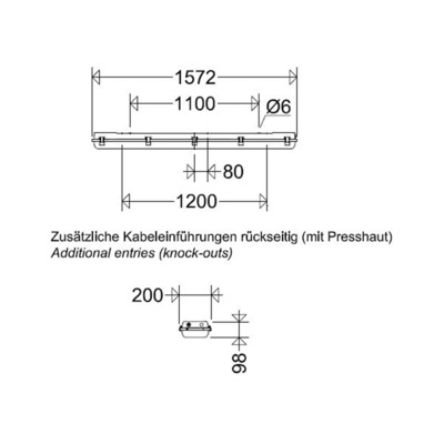 Schuch Licht LED-FR-Wannenleuchte IP65 164 15L120 IFS