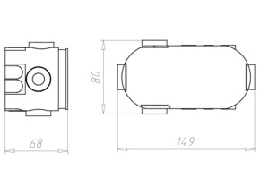 Kaiser Electronic-Dose UP1 ECON Unterputz 1068-25
