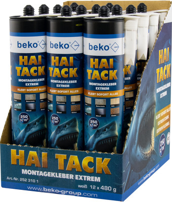 Beko HAI TACK 480 g weiß Montagekleber Extrem 2523101
