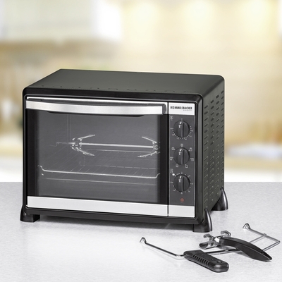 Rommelsbacher Kleinbackofen 30l 1550W Uml+Drehsp BG 1550 sw