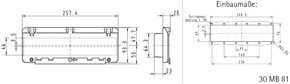 Bals Elektrotech. Betätigungsklappe 13Module 58027