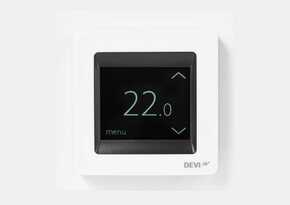 Danfoss Uhrenthermostat Touch-Display, 16A DEVIreg Touch rws