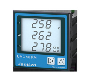 Janitza Electronic Netzanalysator 90-277VAC, 90-250VDC UMG 96RM-PN #5222090