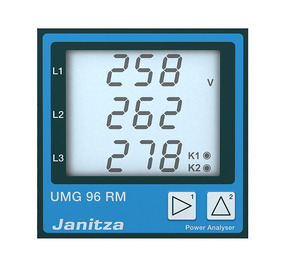 Janitza Electronic Netzanalysator 90-277VAC, 90-250VDC UMG 96RM-PN #5222090