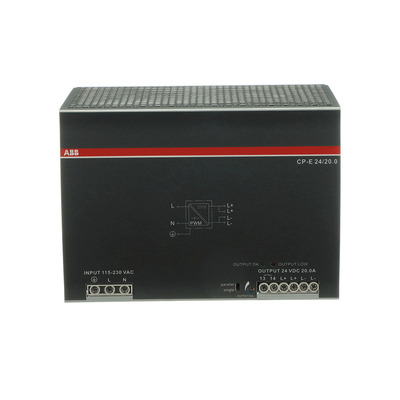 ABB Stotz S&J Netzteil Out: 24VDC/20A CP-E 24/20.0