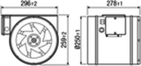 Maico Diagonal-Ventilator EDR 25