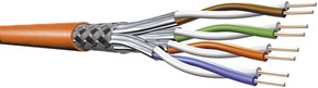 Acome TN-7000-2 Kat.7 orange 8P S/FTP AWG23 R7480F-Cca-T250
