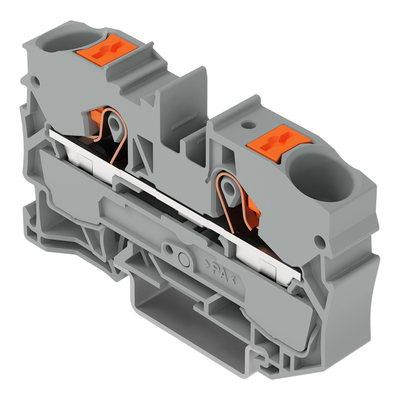 WAGO GmbH & Co. KG 2-Leiter-Durchgangsklemme 10qmm, grau 2210-1201