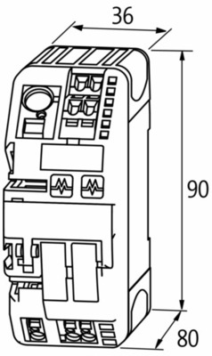 Murrelektronik Stromkontroll-Modul 2-fach 24V/ 24V/1-2-3-4ADC 9000-41042-0100400