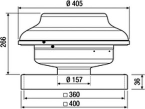 Maico Radial-Dachventilator DN 160 EHD 16