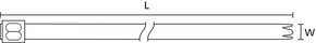 HellermannTyton Edelstahlkabelbinder 681x12,3mm MBT27XH SS316 ML 50