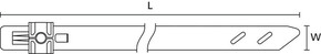 HellermannTyton Edelstahlkabelbinder 700x5,9mm MST700S SS304 ML 100