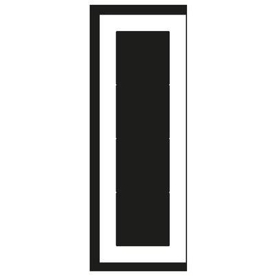 Jung Glasrahmen 4-fach schwarz waage/senkrecht LSP 984 GL SW