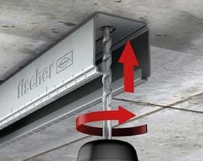 Fischer Deutschl. Montageschiene FLS 17/1.0 - 3m