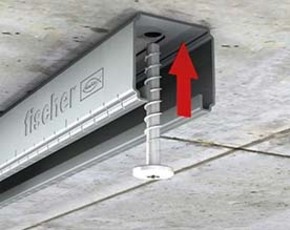 Fischer Deutschl. Montageschiene FLS 17/1.0 - 3m