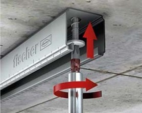 Fischer Deutschl. Montageschiene FLS 30/1.0 - 2m