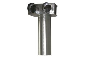 Maico Winkel 90 Uebergang NW100 a. Flexrohr 63 MF-WLF100/63/63