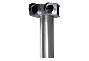 Maico Winkel 90 Uebergang NW100 a. Flexrohr 63 MF-WLF100/63/63